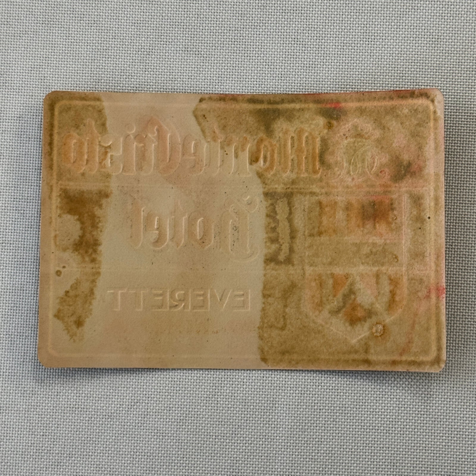 Vintage Hotel Travel Label Monte Cristo Hotel Everett Washington