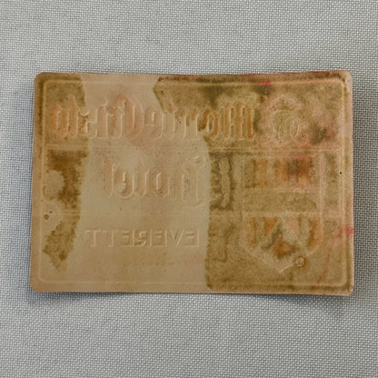 Vintage Hotel Travel Label Monte Cristo Hotel Everett Washington