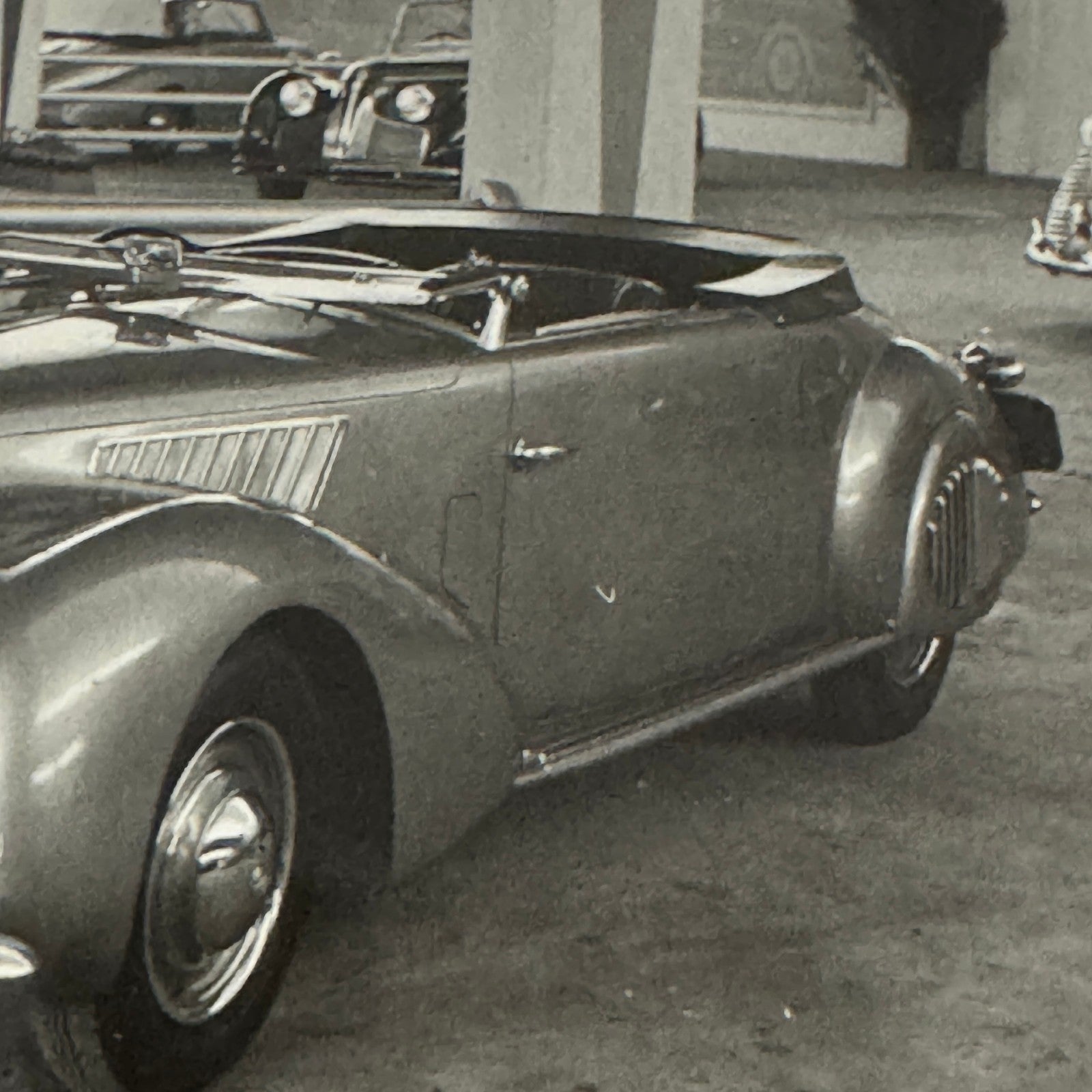 Vintage Coachbuilder Car Convertible Photo Photograph Lancia Aprilia Italian