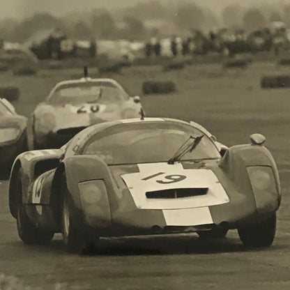 Vintage Racing Photo Photograph Ford GT40 GT Porsche + AH Rottensteiner 