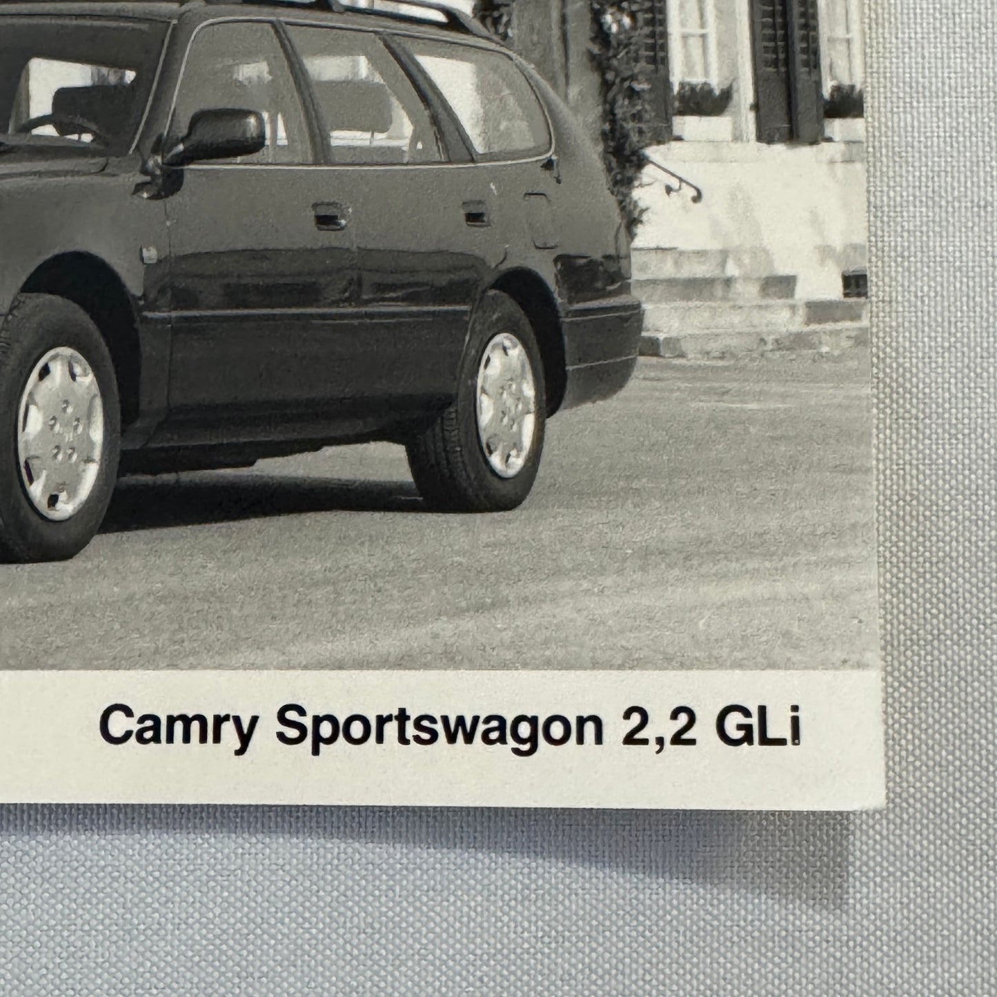 Vintage Toyota Camry Sportswagon GLi Factory Press Photo Photograph Print