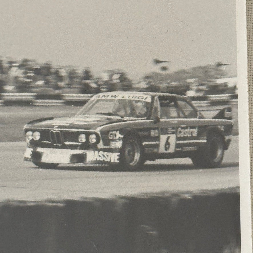 Vintage Racing Photograph 1975 Silverstone TT Jaguar BMW Toyota Cars