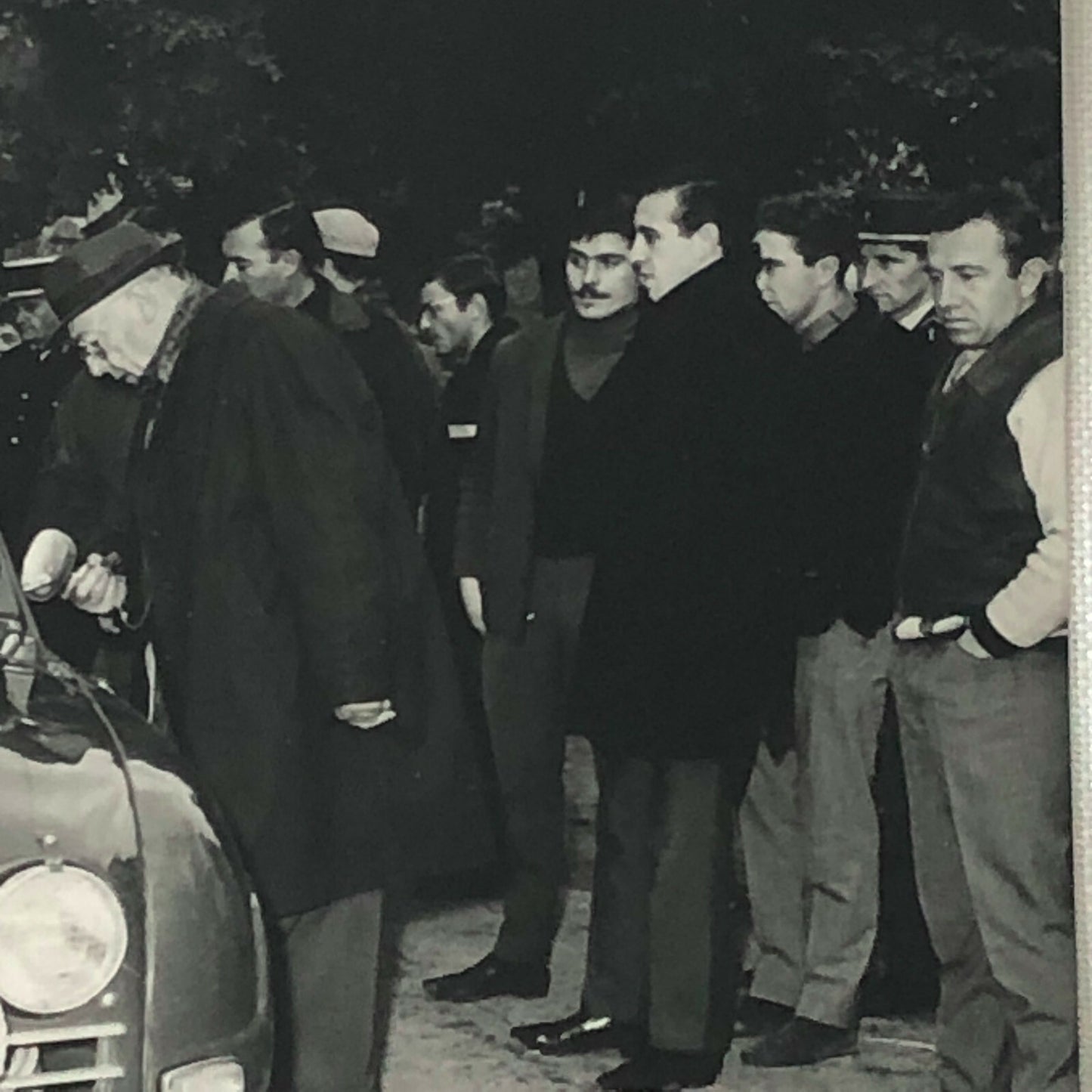 Vintage Pat Carlsson Moss Rally Racing Driver Photo Photograph Saab Car 