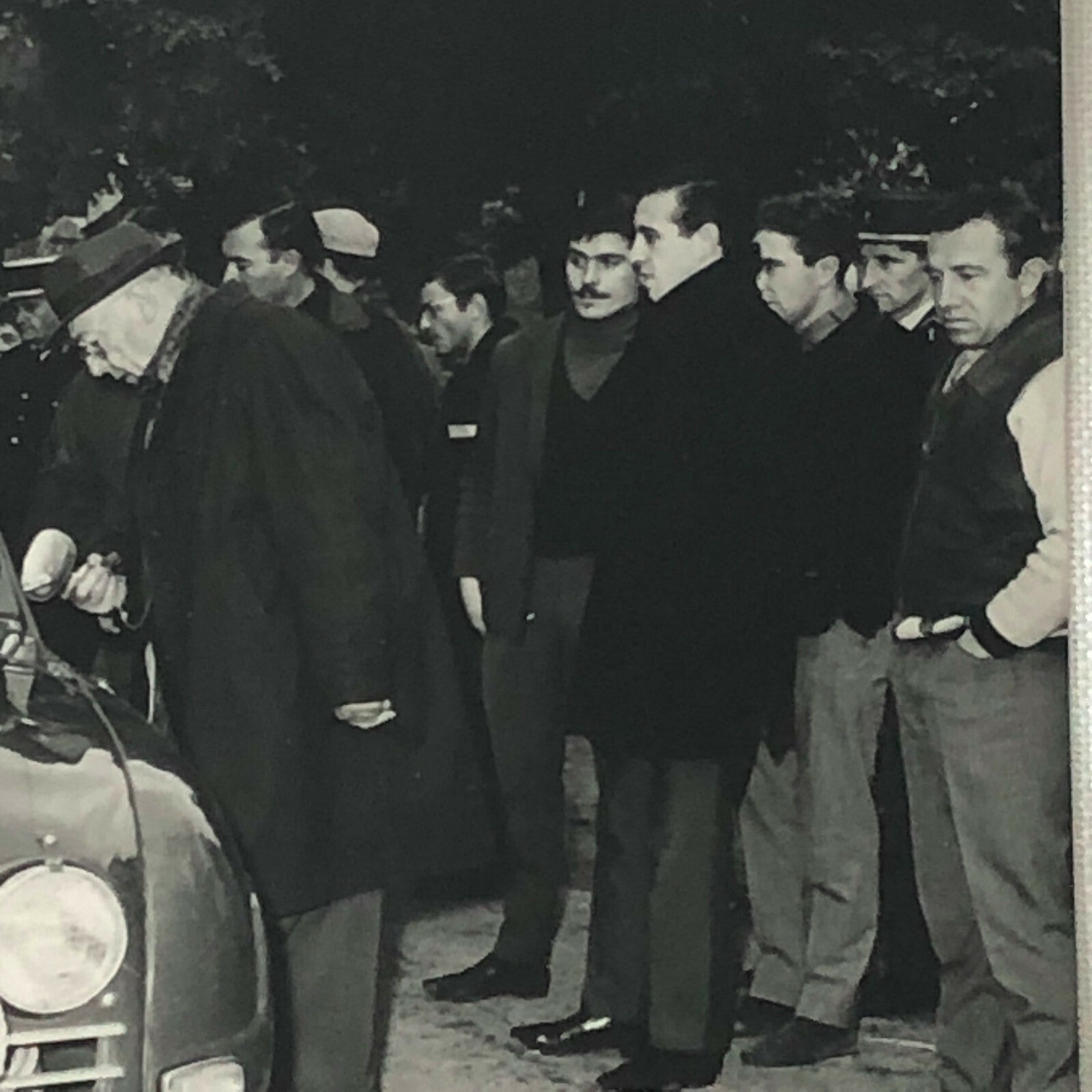 Vintage Pat Carlsson Moss Rally Racing Driver Photo Photograph Saab Car 