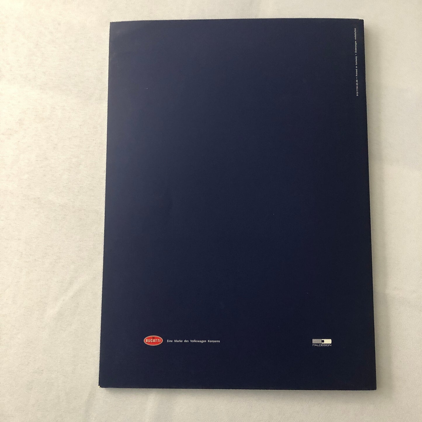 Bugatti Chiron EB 18/3 Concept Car Sales Brochure Catalog