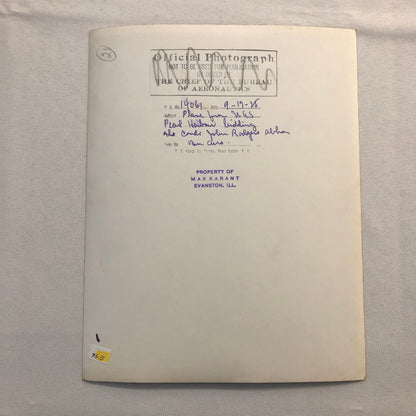 Airplane Plane over Military Ship Boat Aircraft Vintage Max Karant