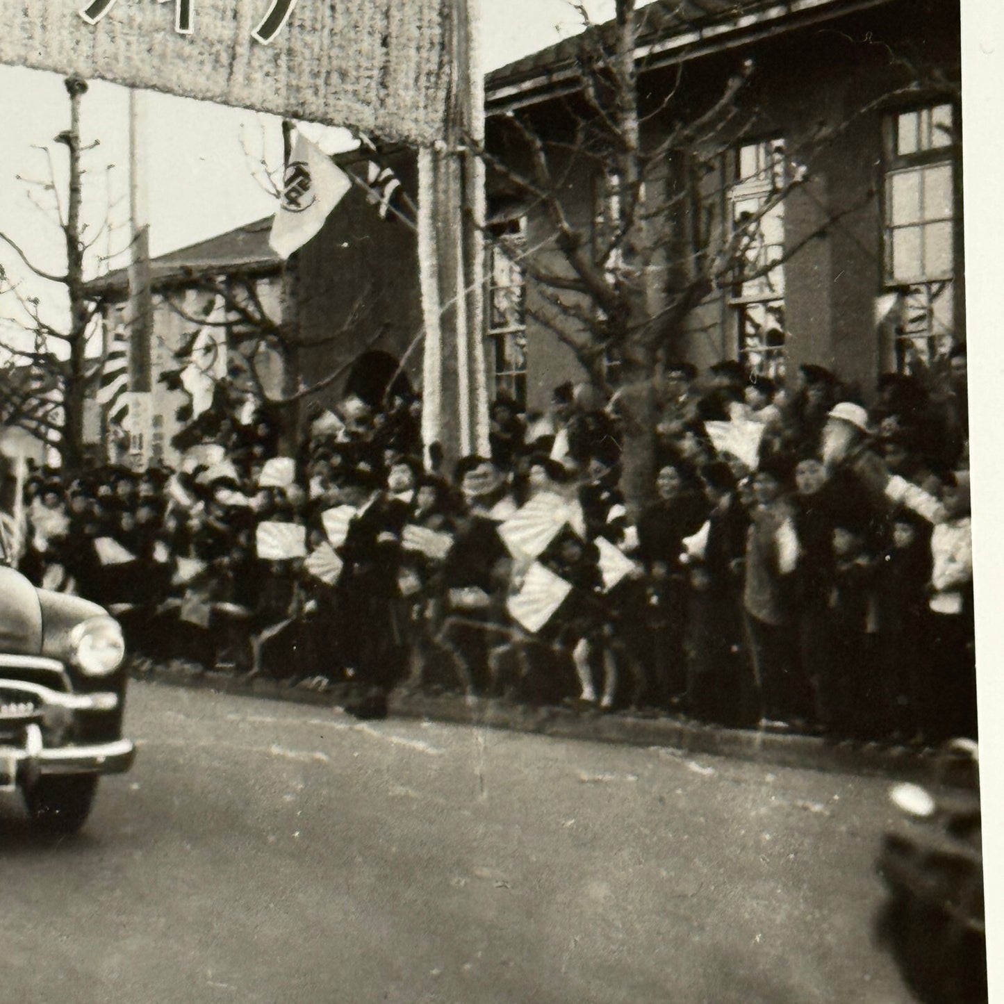 Vintage Toyota Toyopet London to Tokyo Rally Factory Photo Photograph