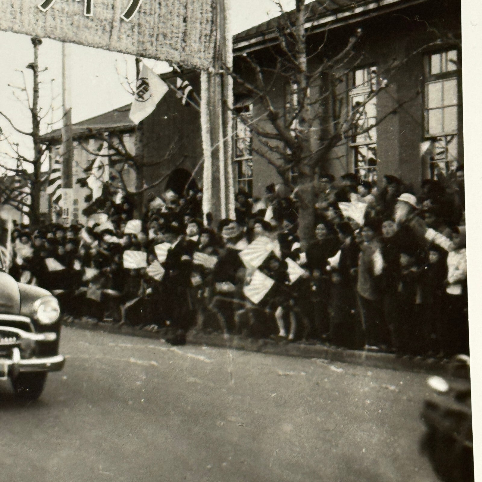 Vintage Toyota Toyopet London to Tokyo Rally Factory Photo Photograph
