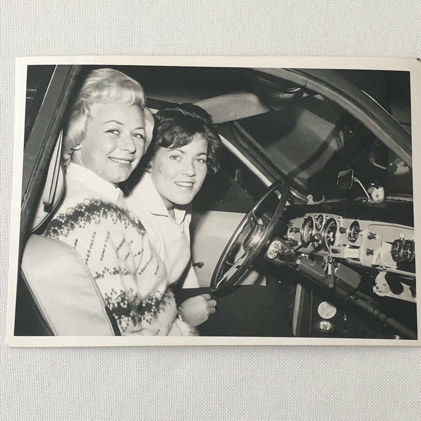 Vintage Pat Carlsson Moss Rally Racing Driver Photo Photograph 