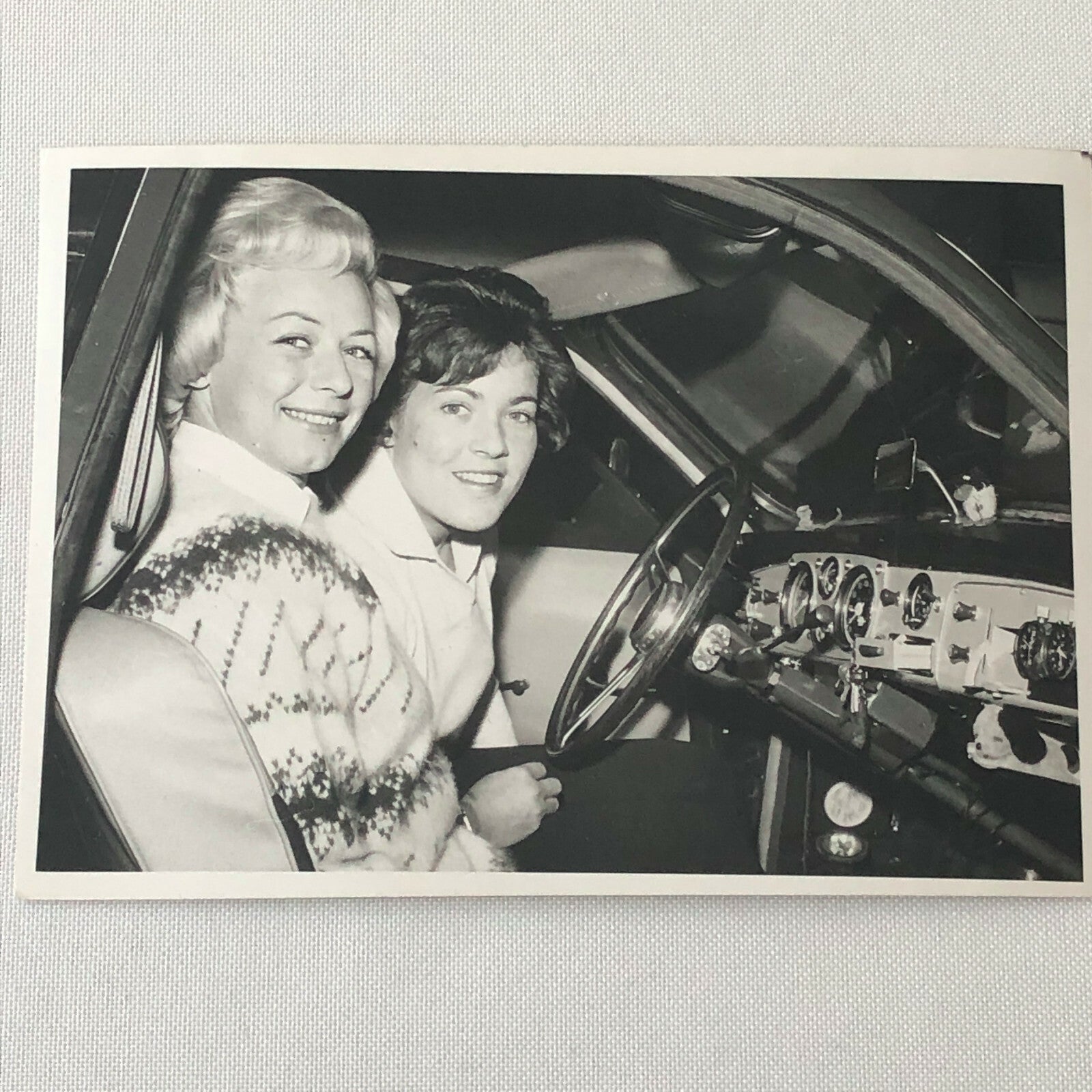 Vintage Pat Carlsson Moss Rally Racing Driver Photo Photograph 