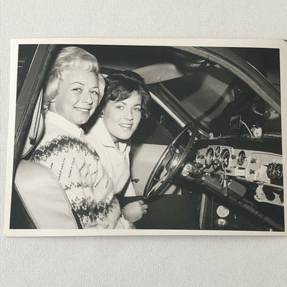 Vintage Pat Carlsson Moss Rally Racing Driver Photo Photograph 