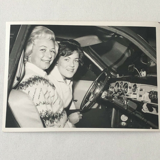 Vintage Pat Carlsson Moss Rally Racing Driver Photo Photograph 