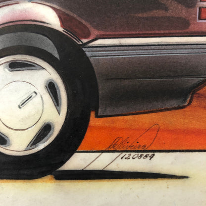 Volkswagen VW Concept Car Illustration Design Drawing Sketch Art Jetta ?