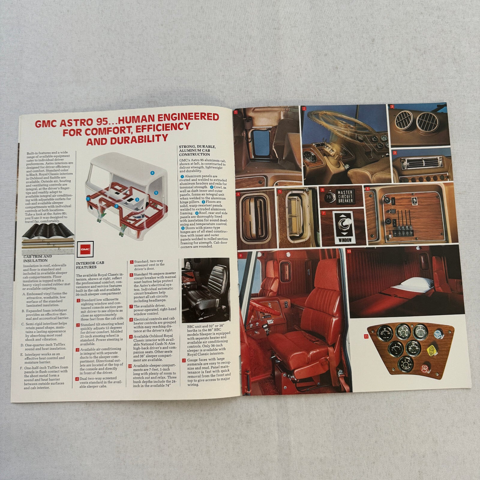 GMC Astro 95 Truck Sales Brochure Catalog Advertising Vintage