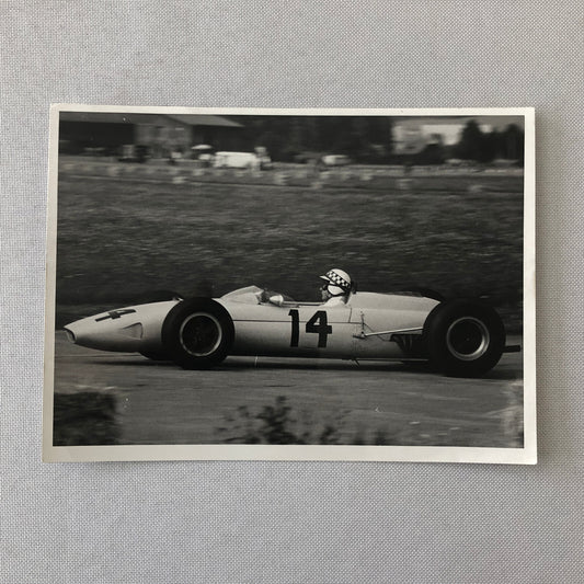 Innes Ireland Grand Prix Racing Car Driver Photo Photograph Print Gunther Molter