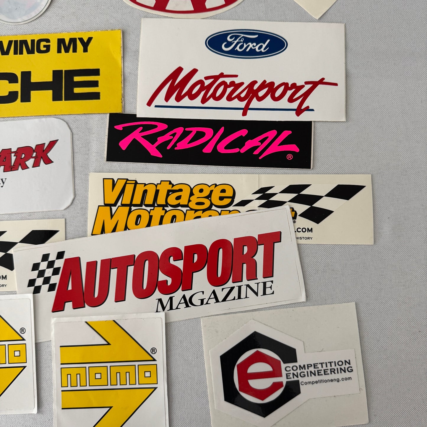 Car and Racing Decal Lot 20x 24 Hours of LeMans Porsche Momo Ford Motorsports +