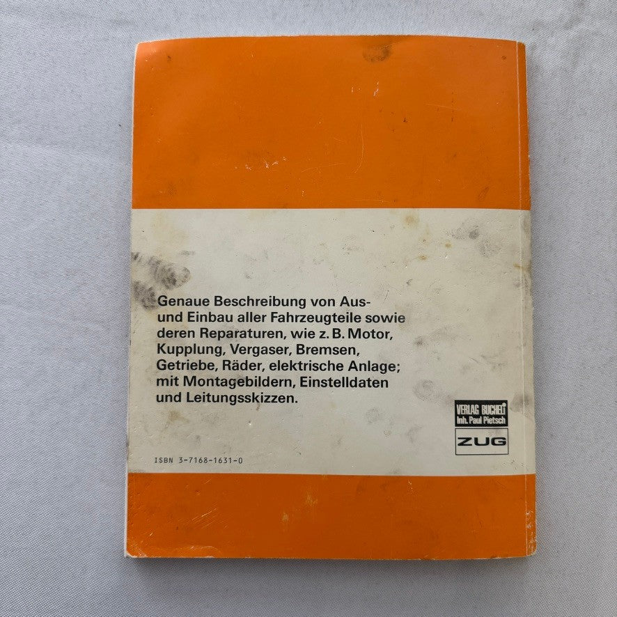 1980 Yamaha RD250LC RD350LC Motorcycle Bike Repair Manual Book GERMAN