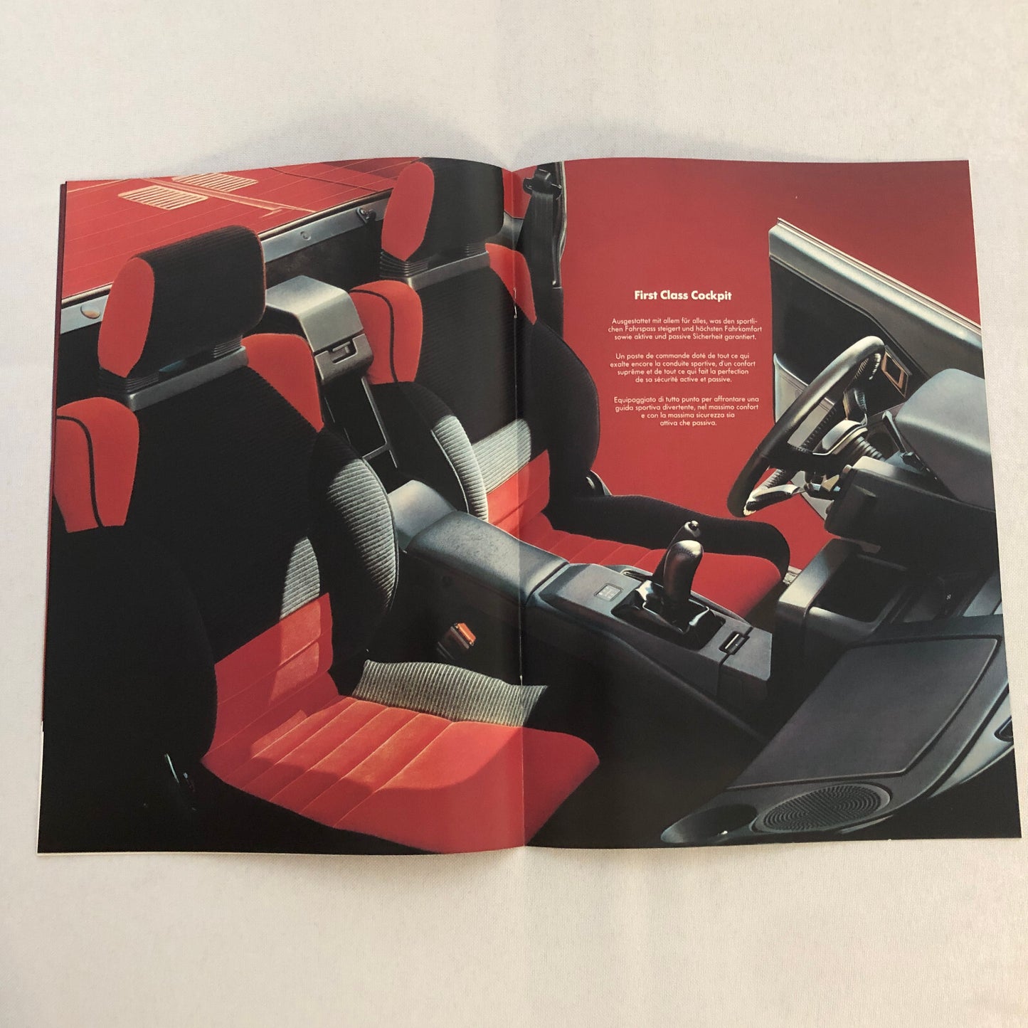 Vintage Toyota MR2 Car Sales Brochure Catalog Advertising GERMAN TEXT