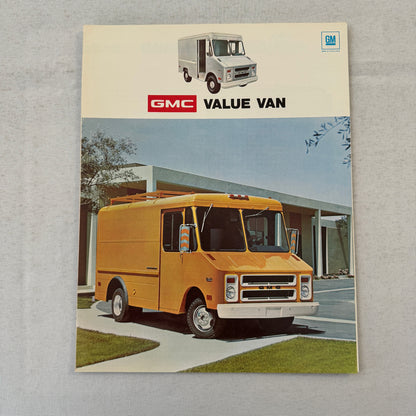 GMC Value Van Truck Sales Brochure Catalog P-3500 P-2500 P-1500 Motor Home