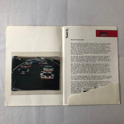 McLaren F1 West Competition Racing Press Kit Brochure Photo 35MM Slide +