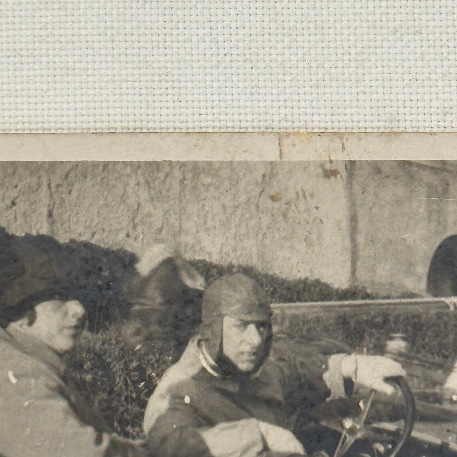 Antique Car Automobile People Italian Real Photo Postcard RPPC Photograph