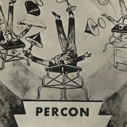 Vintage Circus Clown Acrobat Juggling Balancing Act Photo Photograph Percon