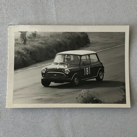 Vintage Mini Car Racing Photo Photograph Print 
