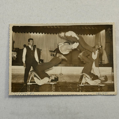 Vintage Circus Performer Acrobat Acrobatic Act Photo Photograph