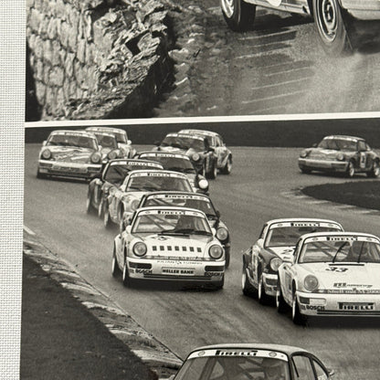Porsche Racing press Photograph Rally Monte Carlo 911 1992 Porsche Carrera Cup
