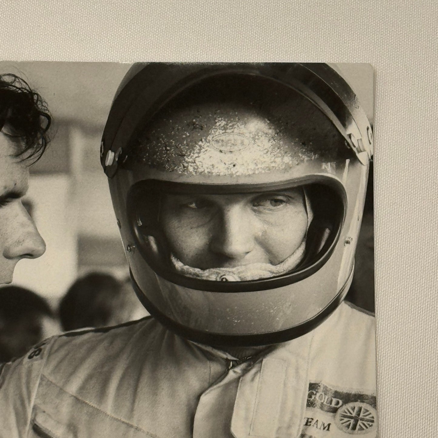 Vintage Racing Photo 1971 Austrian Grand Prix Emerson Fittipaldi Reine Wisell