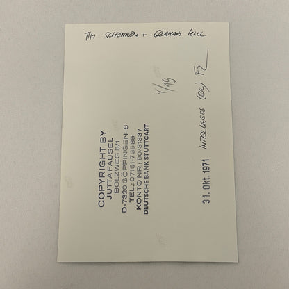 Vintage Racing Photo 1971 Interlagos F2 Race Graham Hill Tim Schenken Motorsport