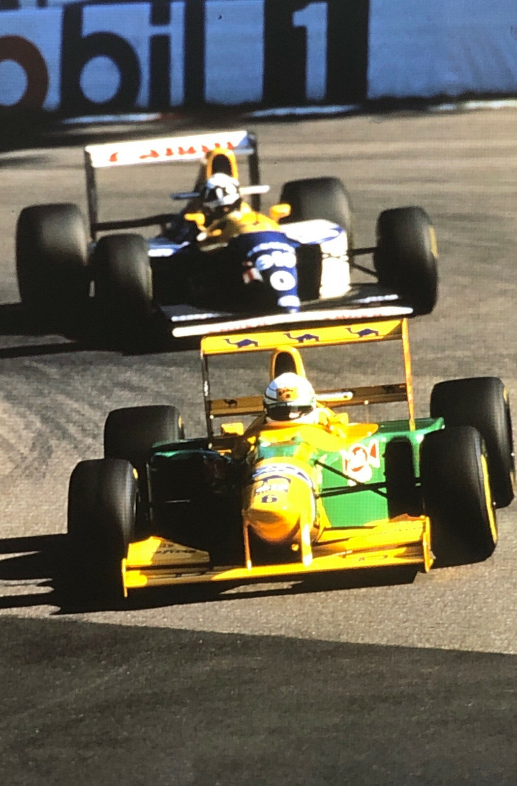 Vintage Riccardo Patrese Damon Hill F1 Racing Driver 35mm Photo Slide