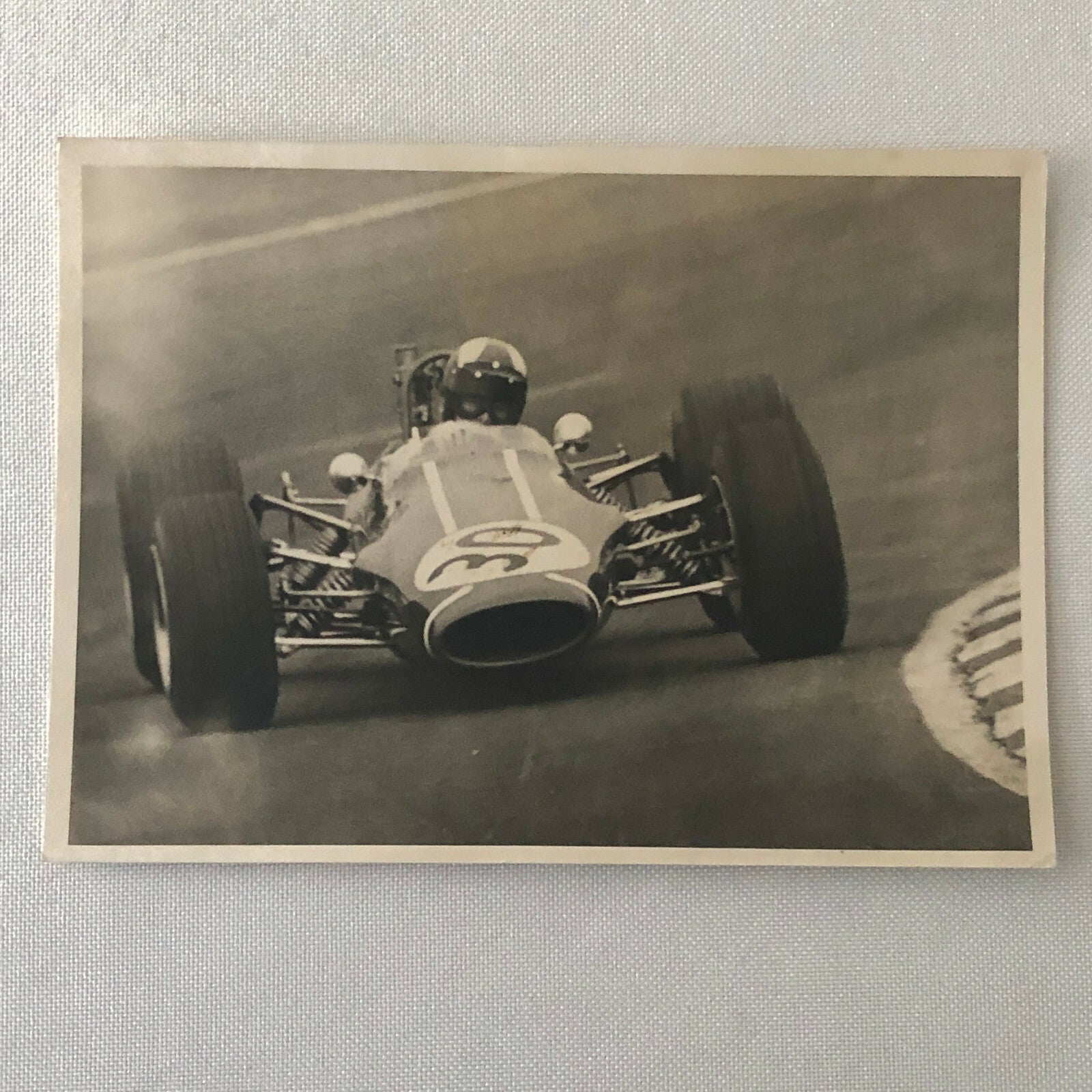 Vintage Grand Prix Racing Car Photo Photograph Print - Motoring News Press Photo