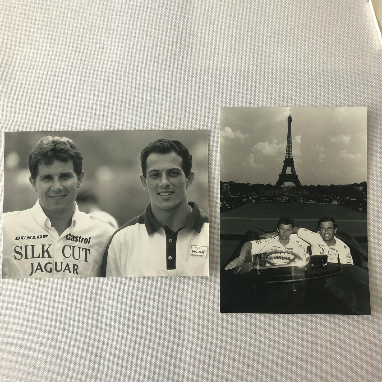 1989 Jaguar Silk Cut Racing Car Team Press Kit Photos + FRENCH LANGUAGE