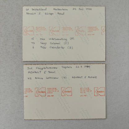 Renault 5 Alpine Racing Snapshot Photo Lot 8x Renault Alpine A310 1979