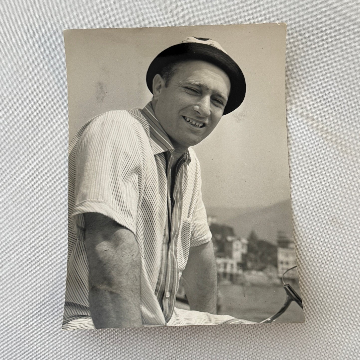 Juan Manuel Fangio Retirement Vacation Holiday Italian Press Photo F1 Racing