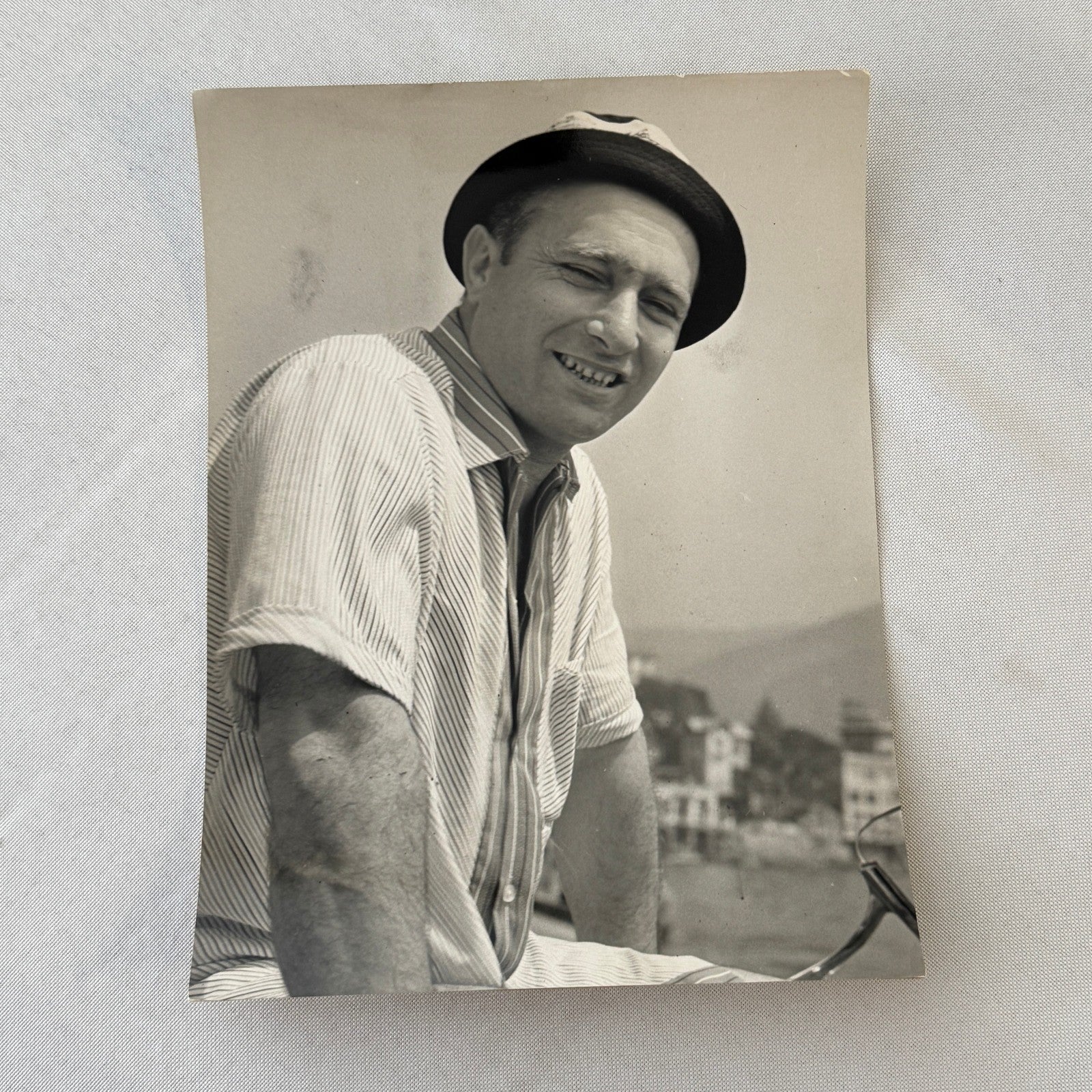Juan Manuel Fangio Retirement Vacation Holiday Italian Press Photo F1 Racing