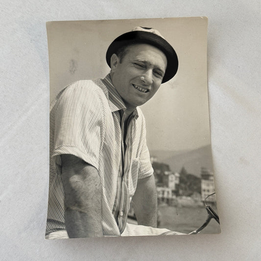 Juan Manuel Fangio Retirement Vacation Holiday Italian Press Photo F1 Racing