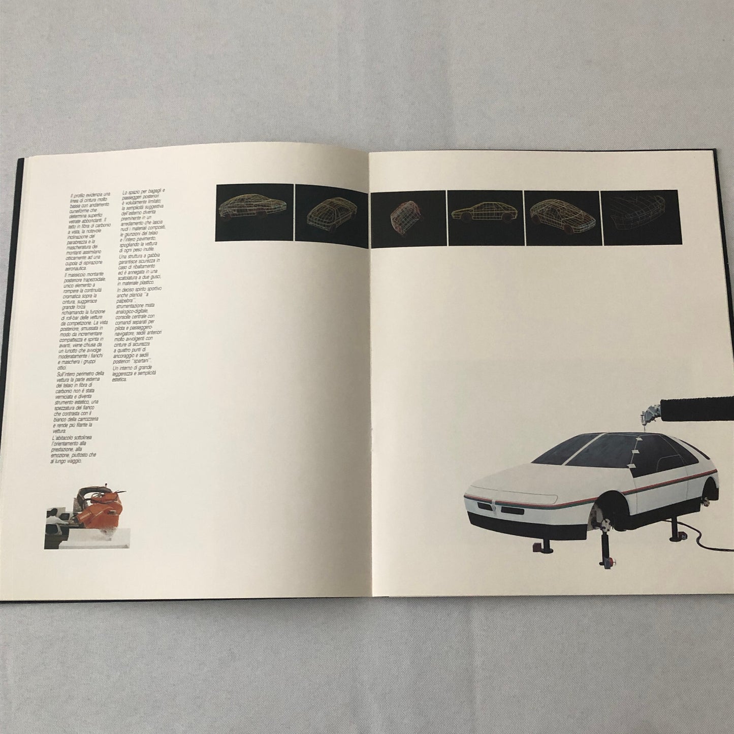 Pininfarina HIT Concept Car Prototype Sales Brochure Catalog Italian