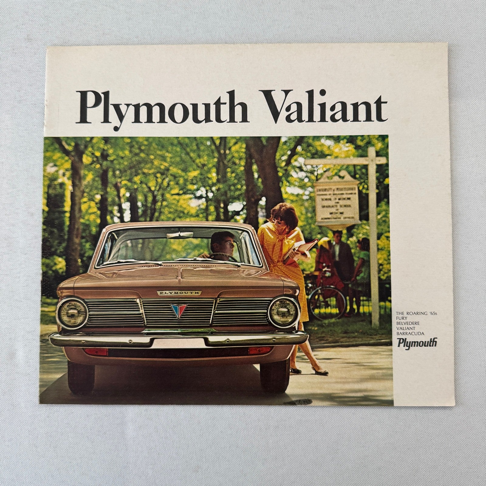 1965 Plymouth Valiant Car Sales Brochure Catalog Advertising Vintage