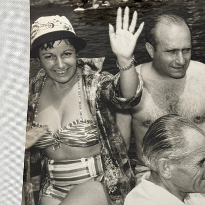 Juan Manuel Fangio Retirement Vacation Holiday Italian Press Photo F1 Racing