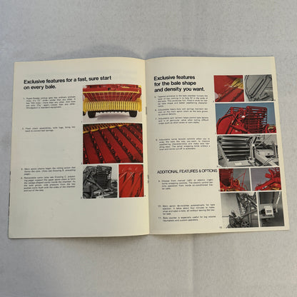Sperry New Holland Farm Equipment Brochure Hay Baler Handler Mover Vintage 850