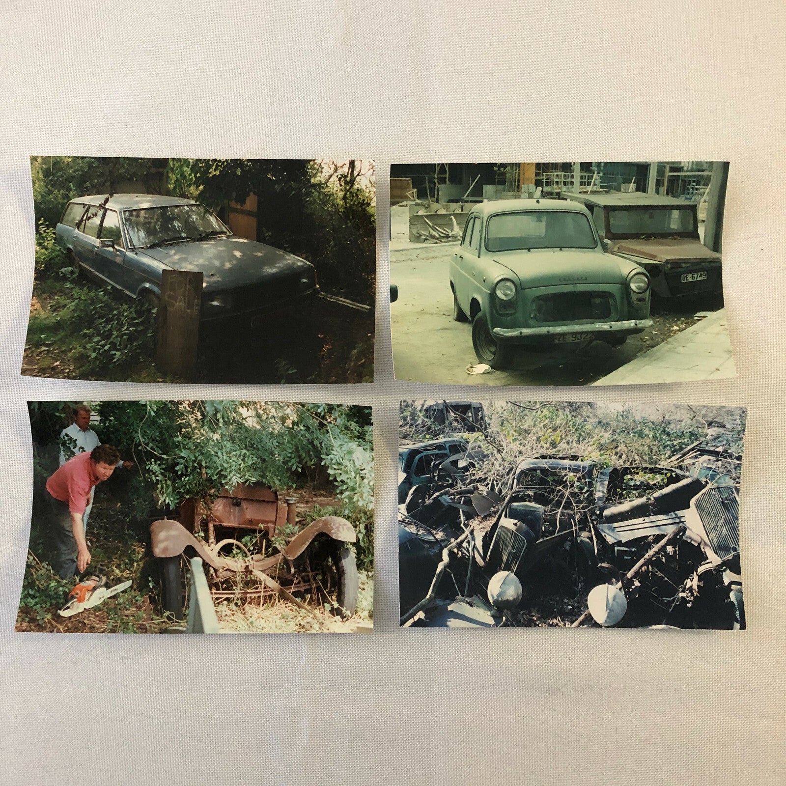 Vintage Ford Car & Truck Barn Find Junk Yard Part Photo Photograph Lot of 30