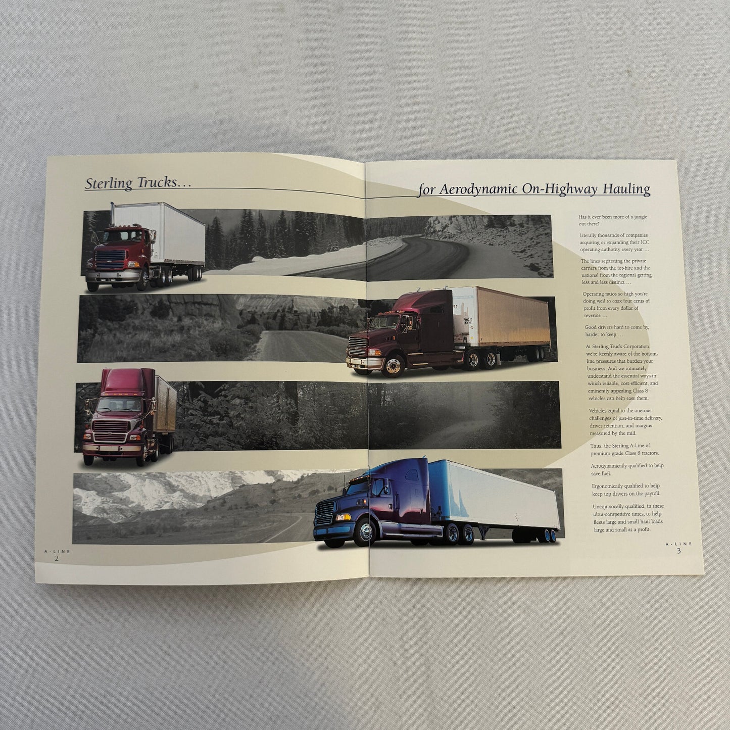 Sterline Truck A-Line A Line Sales Brochure Catalog