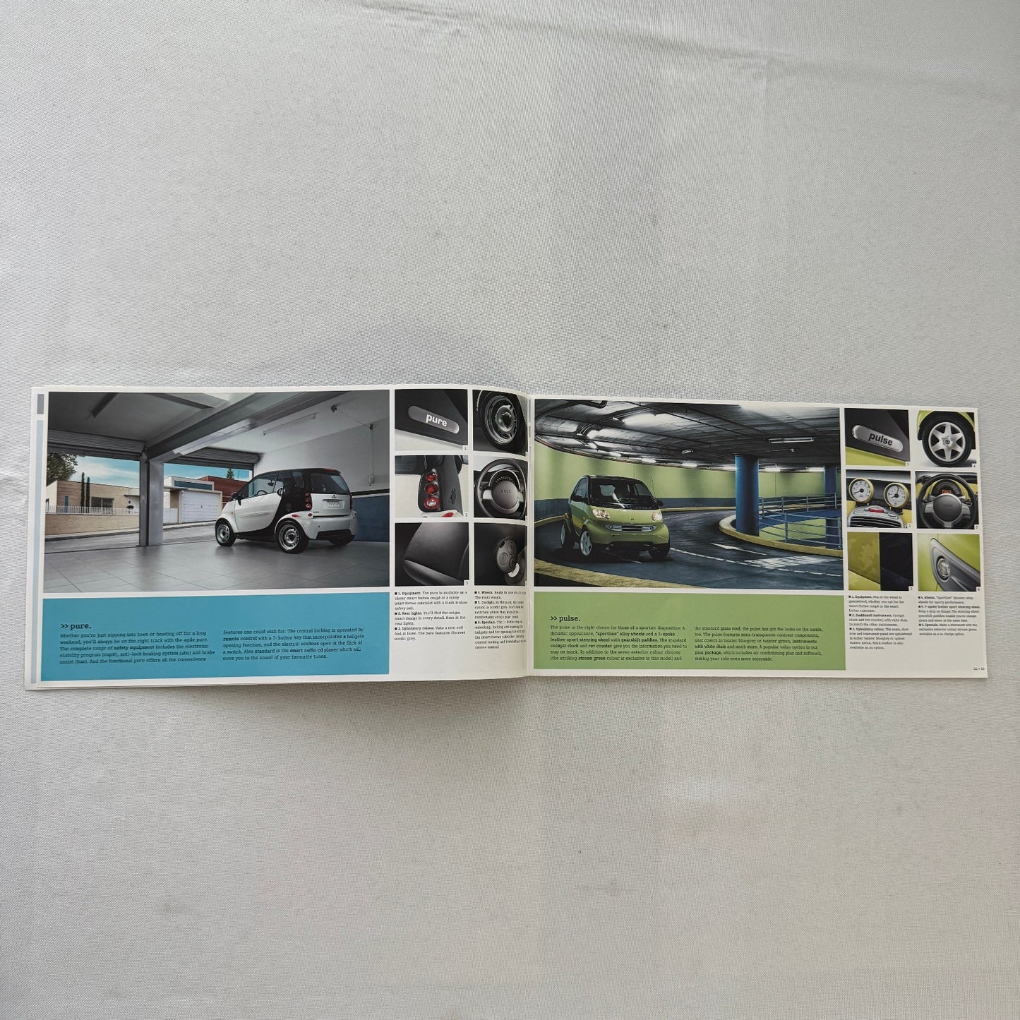 2007 2008 Smart ForTwo Coupe and Cabriolet CDI Sales Brochure Catalog Car