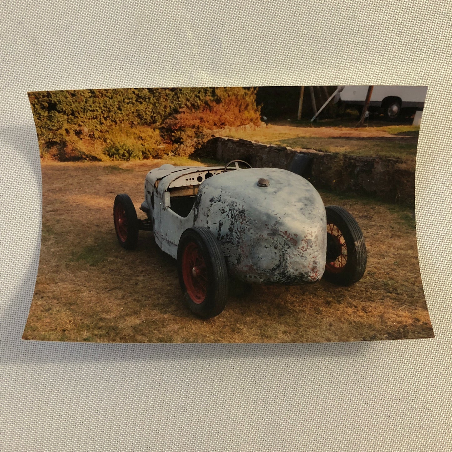Vintage Austin Seven Special Car Barn Find Photo Photograph Lot of 3