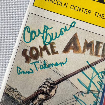 Cast Signed Playbill Program Some Americans Abroad Elisabeth Shue Colin Stinton