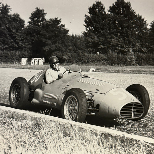 Juan Manuel Fangio Racing Driver Photo Photograph 1953 Farabola Foto Milano