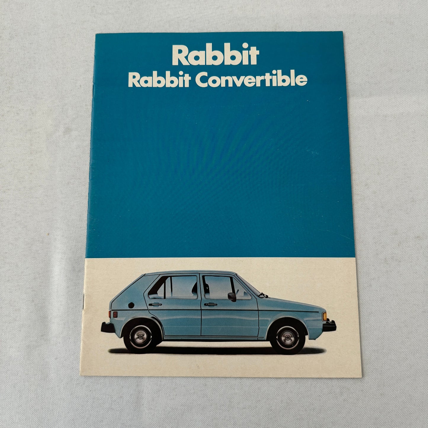 1981 Volkswagen VW Rabbit Car Sales Brochure Catalog Rabbit Convertible