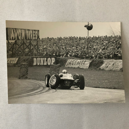 Vintage Grand Prix Racing Car Photo Photograph Print - Crashed Car 